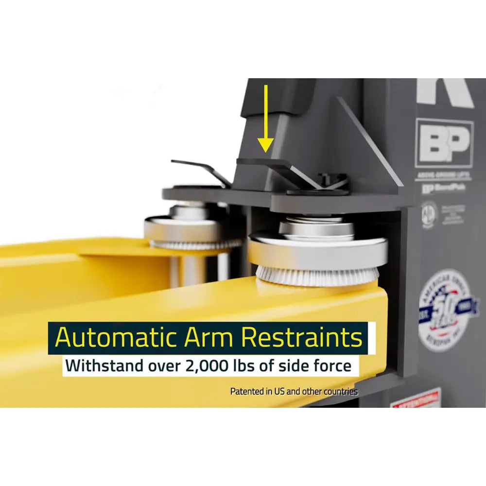 Bend Pak 10AP 10K Two Post Car Lift with Bi-Metric Arms & Width Adjustment - Heavy Duty Auto Repair Shop Equipment for Vehicle Maintenance & Tire Service (Model 5175304)