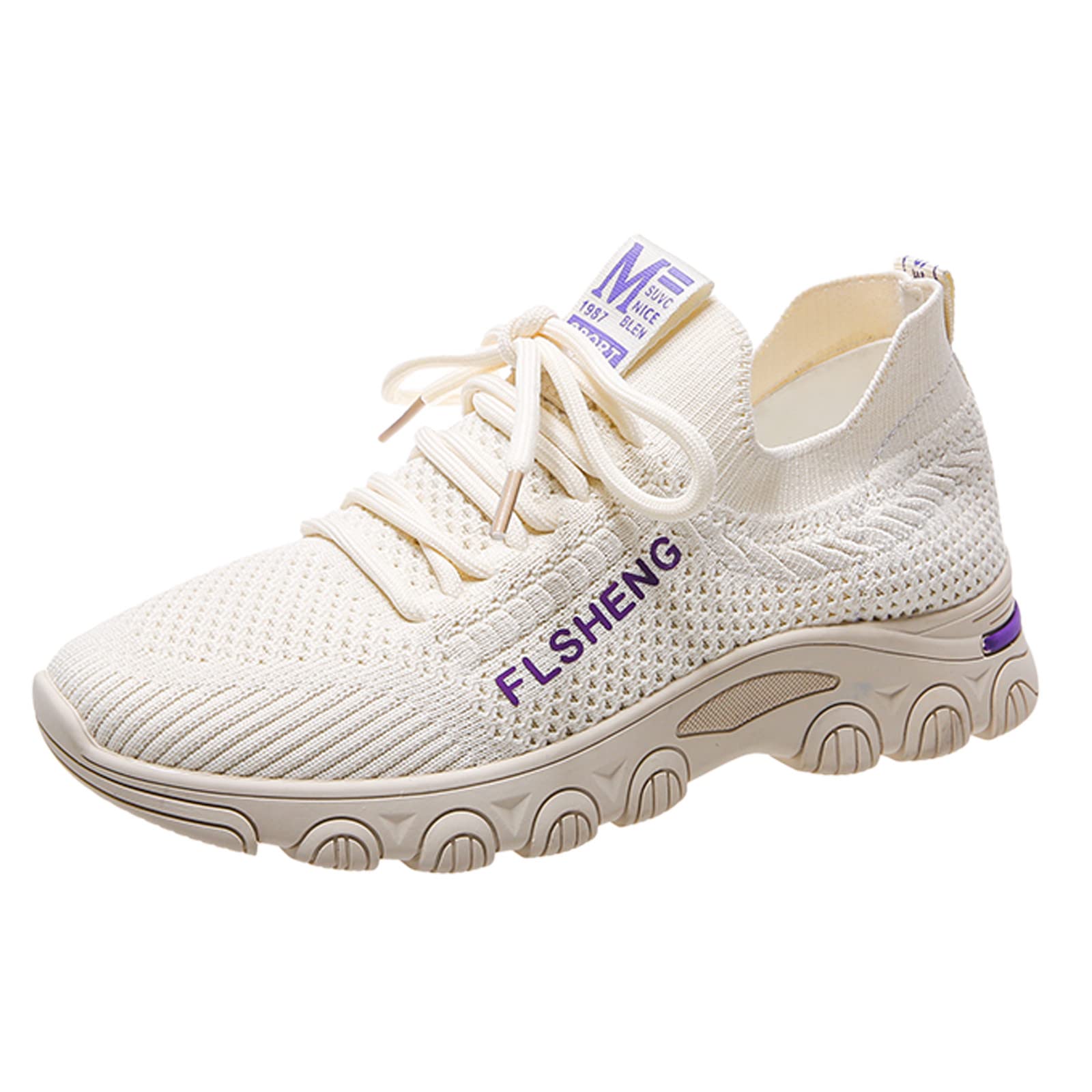 **Women's Running Sneakers - Breathable Knit Mesh Casual Sports Shoes with Lace-Up Design | Perfect for Jogging, Gym Workouts & Everyday Wear**