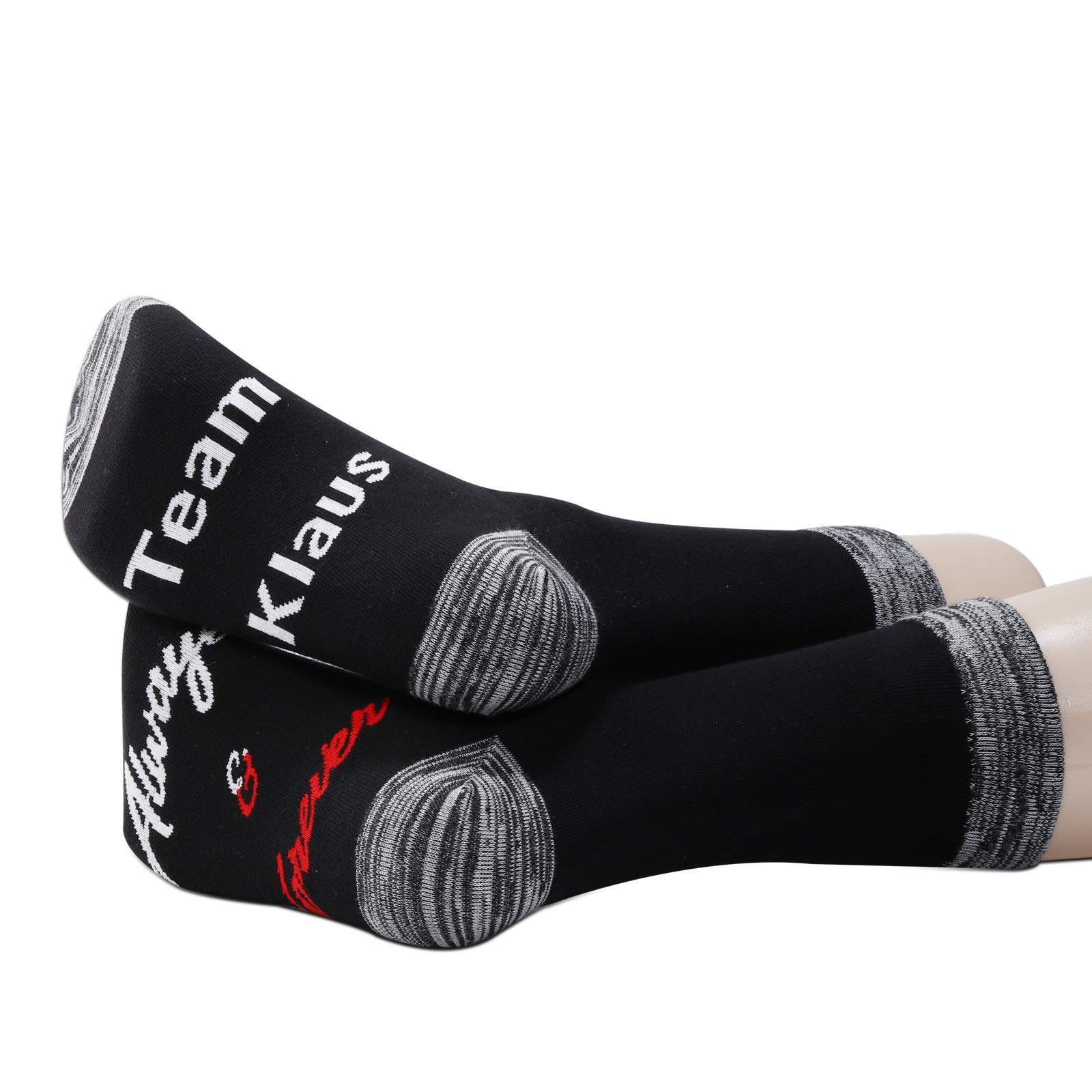 JXGZSO 2 Pairs Always and Forever Family Above All Socks - Vampire Themed Gift for Fans - Perfect for Halloween Costumes, Themed Parties & Family Matching Outfits