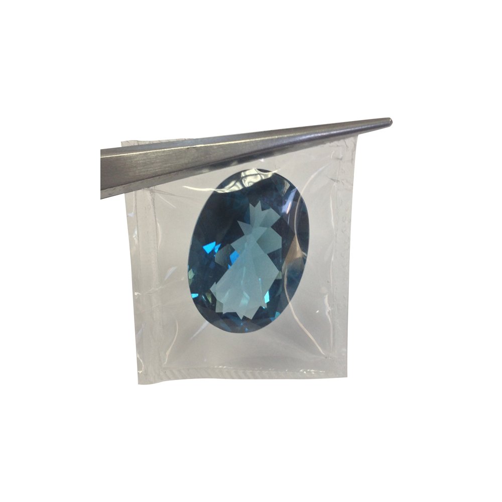 Natural Oval London Blue Topaz AAA Loose Gemstone (6x4mm to 25x18mm) for Jewelry Making, Engagement Rings & DIY Craft Projects
