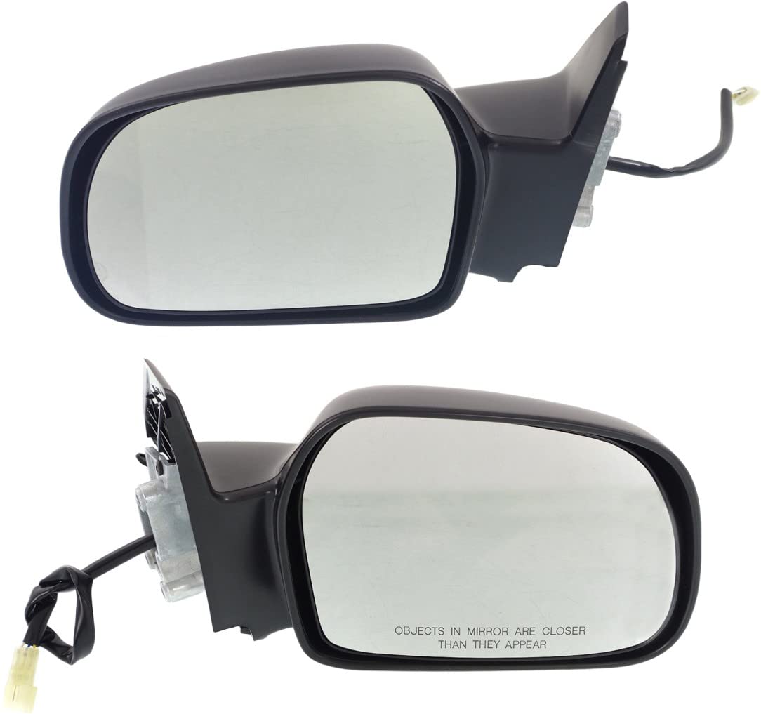 Chevrolet Tracker & Suzuki Vitara 1999-2004 Power Side Mirrors - Driver & Passenger Side, Paintable Replacement for Easy Installation - Perfect for Off-Roading & Daily Commuting