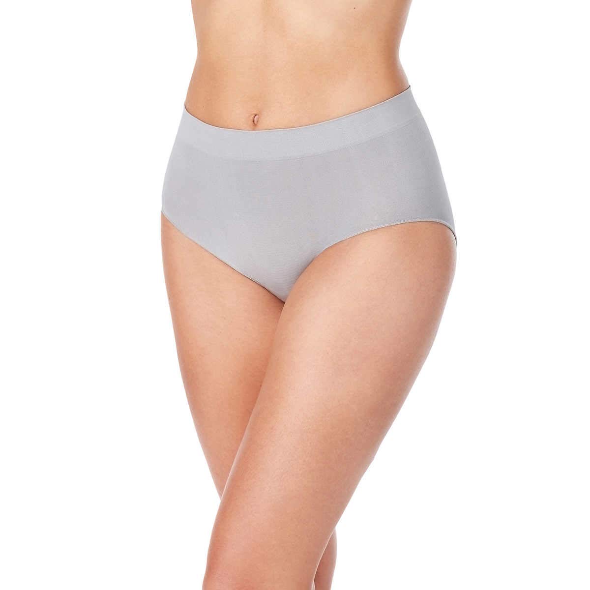 Carole Hochman Women's Silky Soft Seamless Full Coverage Modern Brief Panties 5-Pack - Regular & Plus Size Underwear for Everyday Comfort | Work, Sleep, Lounge Wear