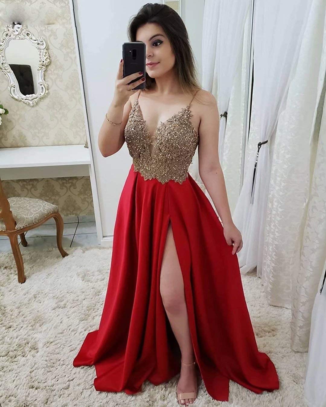 Asulla Elegant Long Prom Dresses for Women - Formal Evening Gowns for Wedding, Homecoming, Ball & Special Occasions