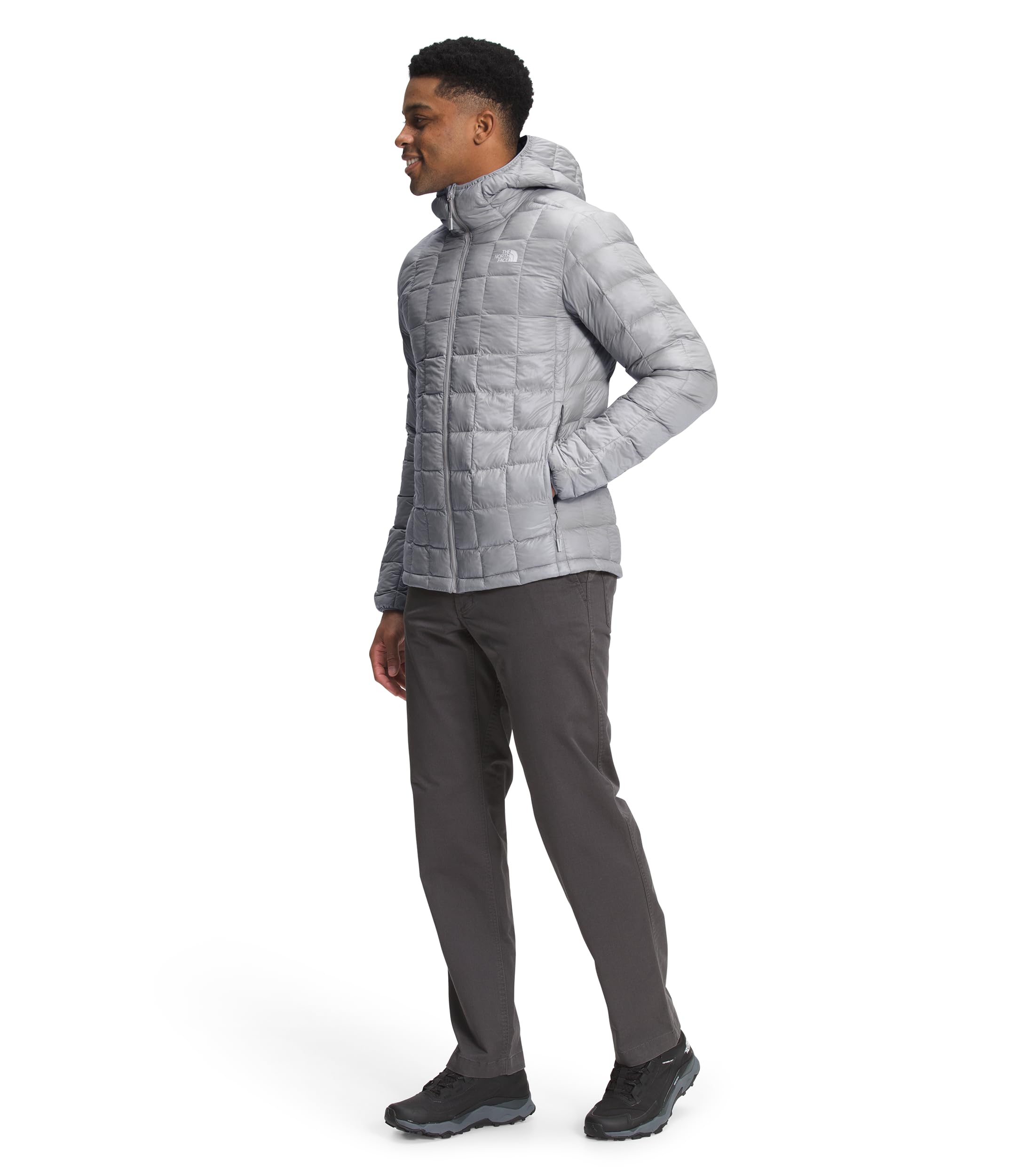 The North Face Thermoball Eco Hoodie for Men - Lightweight Insulated Jacket with Water-Resistant Shell for Hiking, Camping & Outdoor Adventures