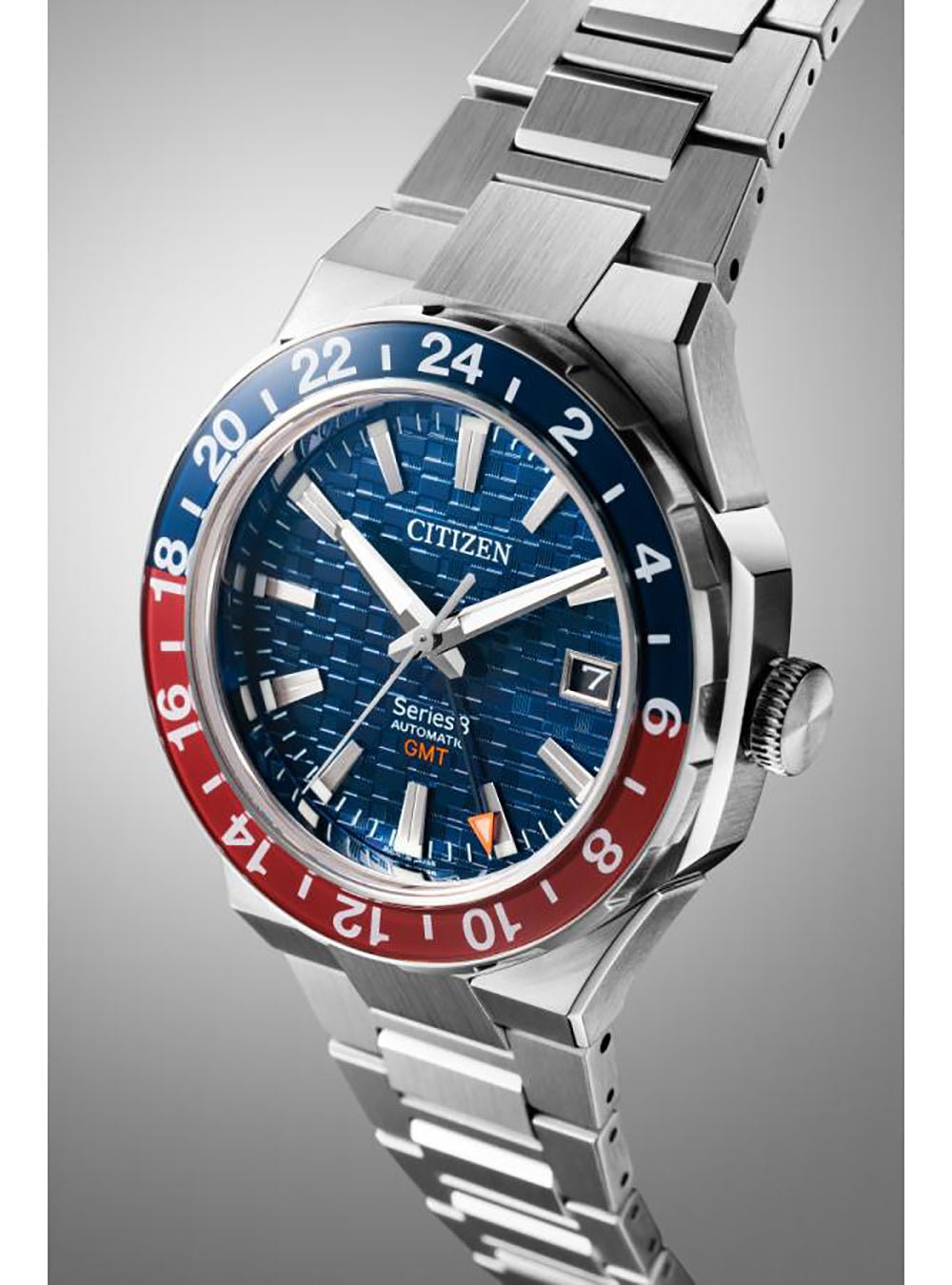 CITIZEN WATCH Series 8 880 Mechanical GMT Men's Watch NB6030-59L - Japanese Made JDM Automatic Timepiece for Travel & Business Professionals