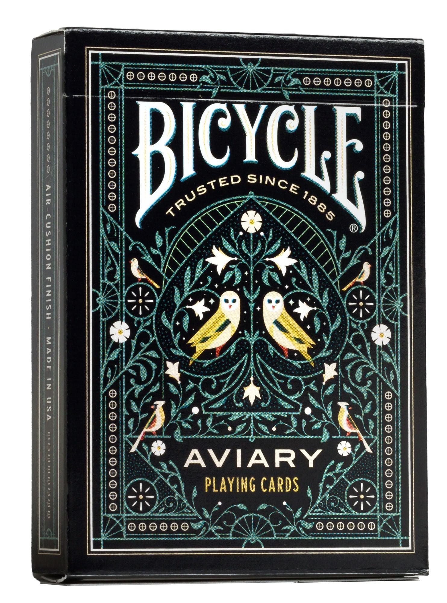 Premium Bicycle Aviary Playing Cards - USPCC Standard Deck with Exotic Bird Designs - Perfect for Card Games, Magic Tricks, and Collectors