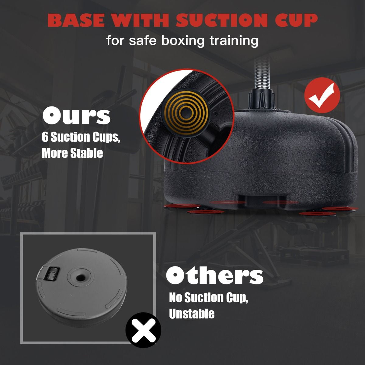 Best Punching Bag with Stand & Boxing Gloves - Heavy Duty Training Equipment for Home Gym, MMA, Kickboxing, and Fitness Workouts
