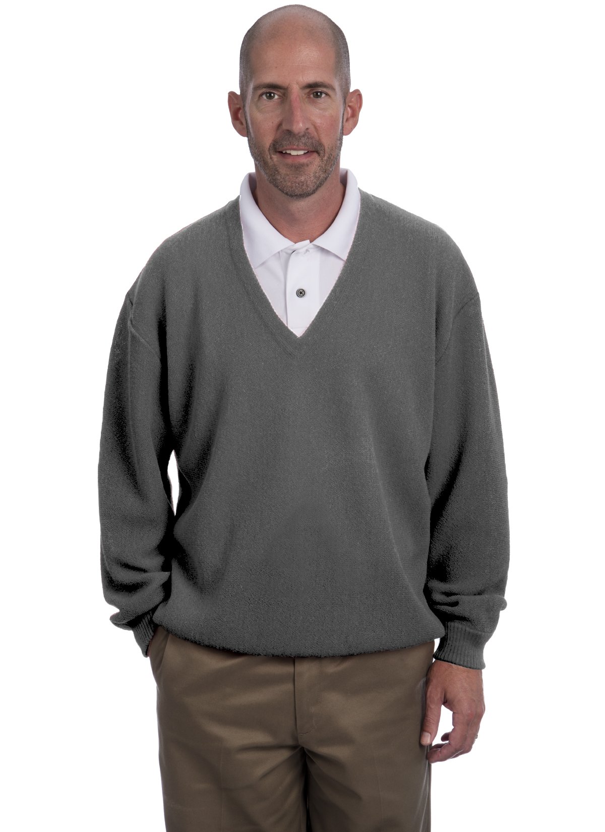 Alpaca Golf Men's V-Neck Pullover Sweater - 100% Alpaca Wool for Warmth & Comfort | Perfect for Golf, Casual Wear & Outdoor Activities