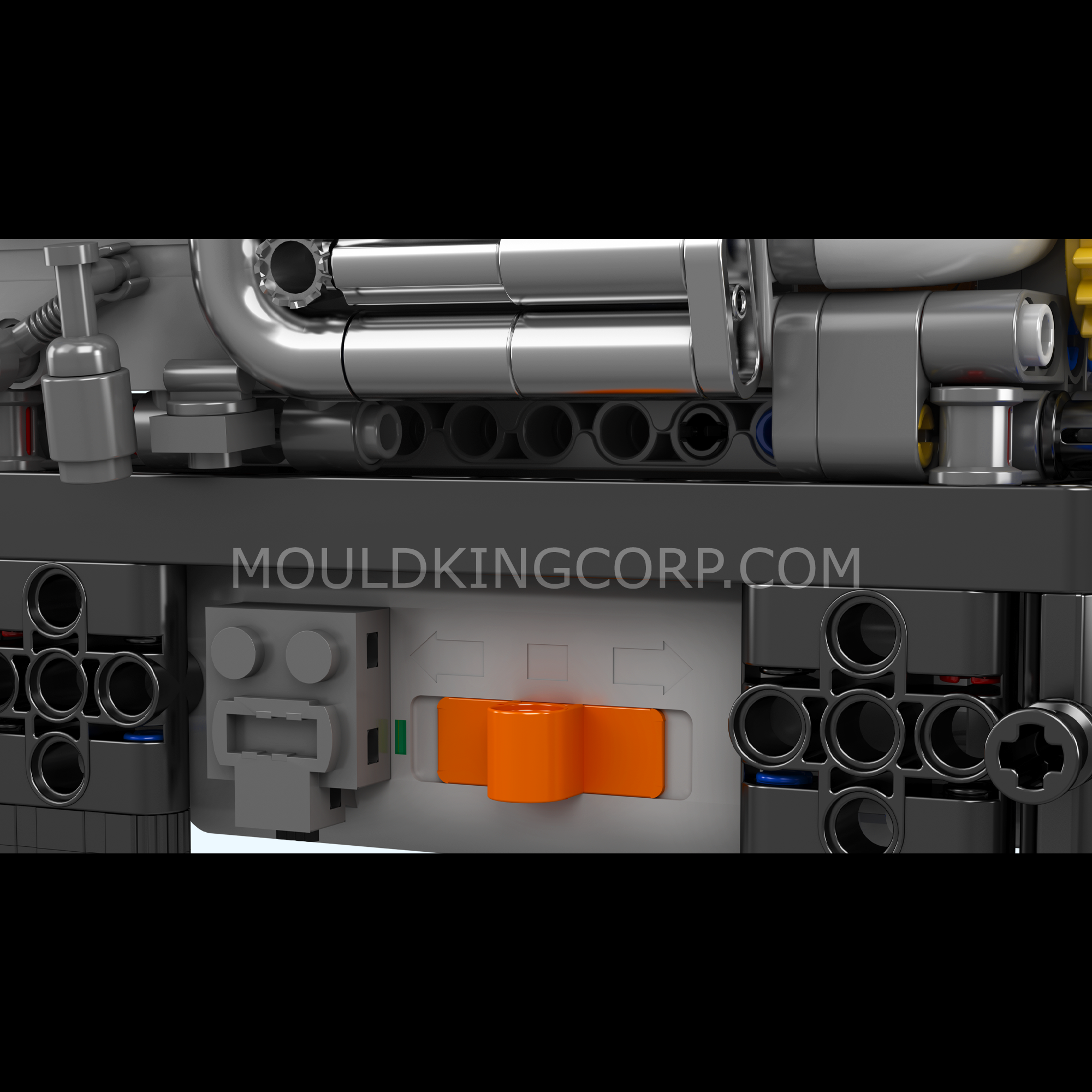 Mould King 10205 Motorized British Luxury V12 Engine Building Kit - 733 Pieces STEM Toy for Adults & Teens | Perfect for Model Car Enthusiasts & Engineering Hobbyists