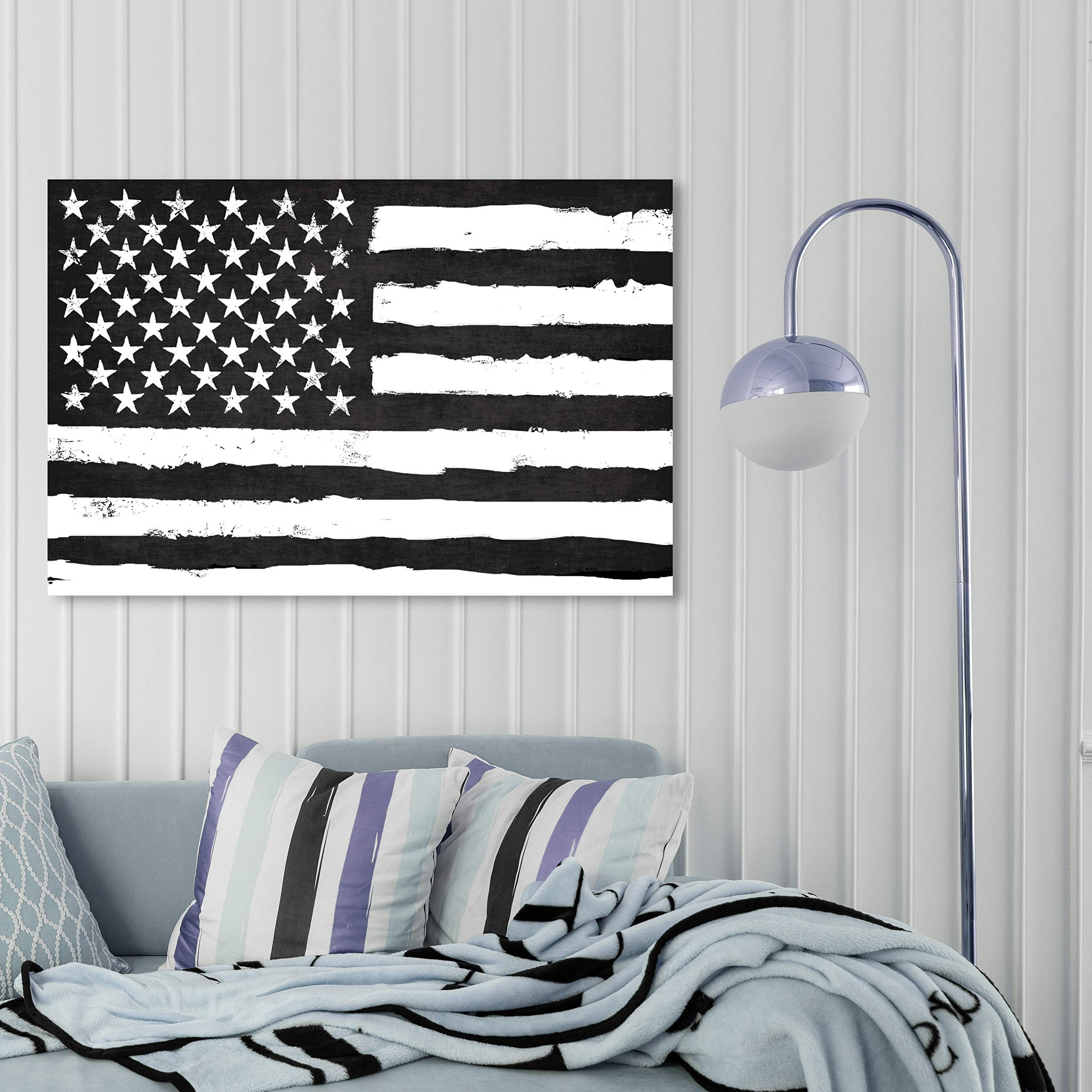 Rocky Freedom Minimalist Patriotic Wall Art Canvas Print - 45
