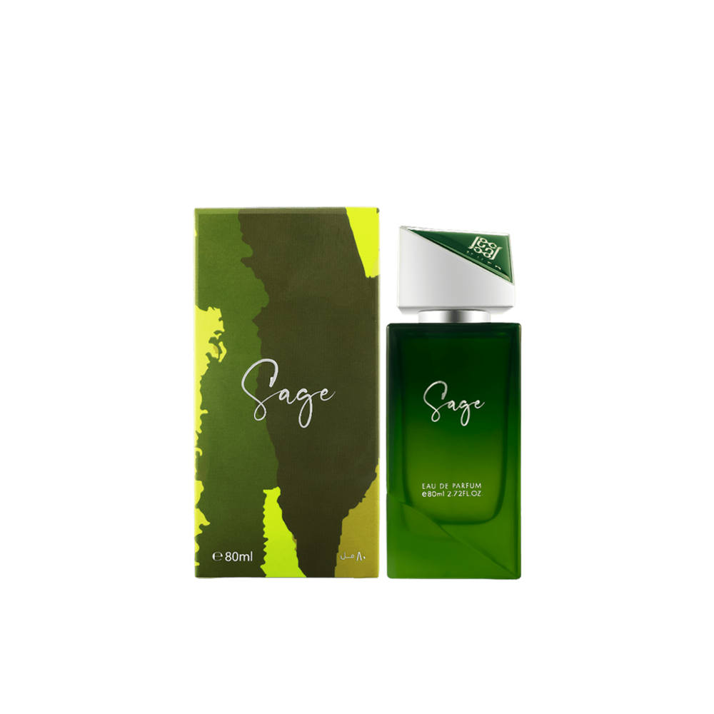 Sage Eau de Parfum 80ml for Women - Floral Herbal Fragrance for Day & Night Wear, Work & Special Occasions