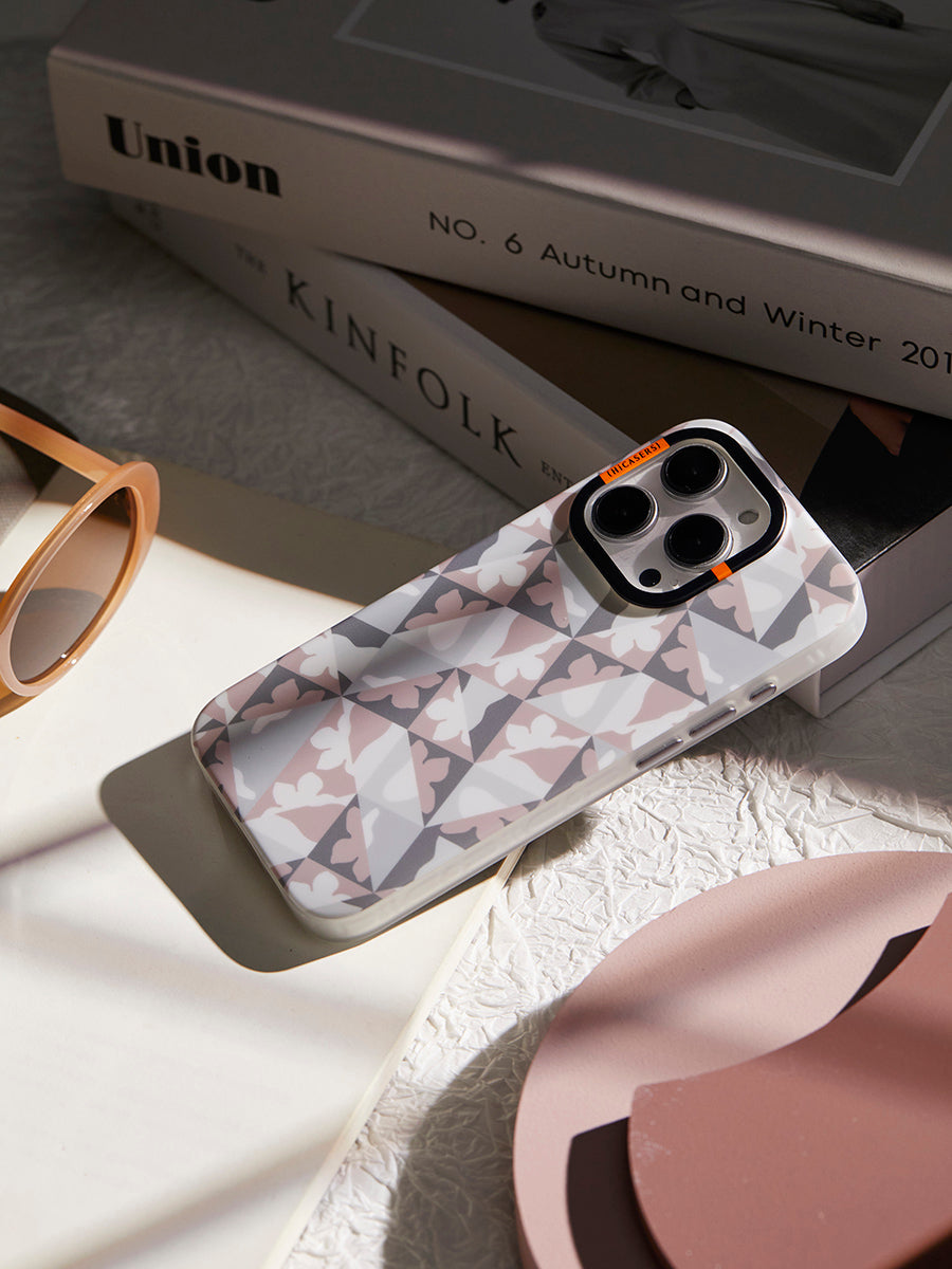 Urban Jungle Phone Case - Soft Pastel Pink Aesthetic Protective Cover for iPhone & Samsung | Perfect for Boho & Nature Lovers, Everyday Use & Instagram Photos