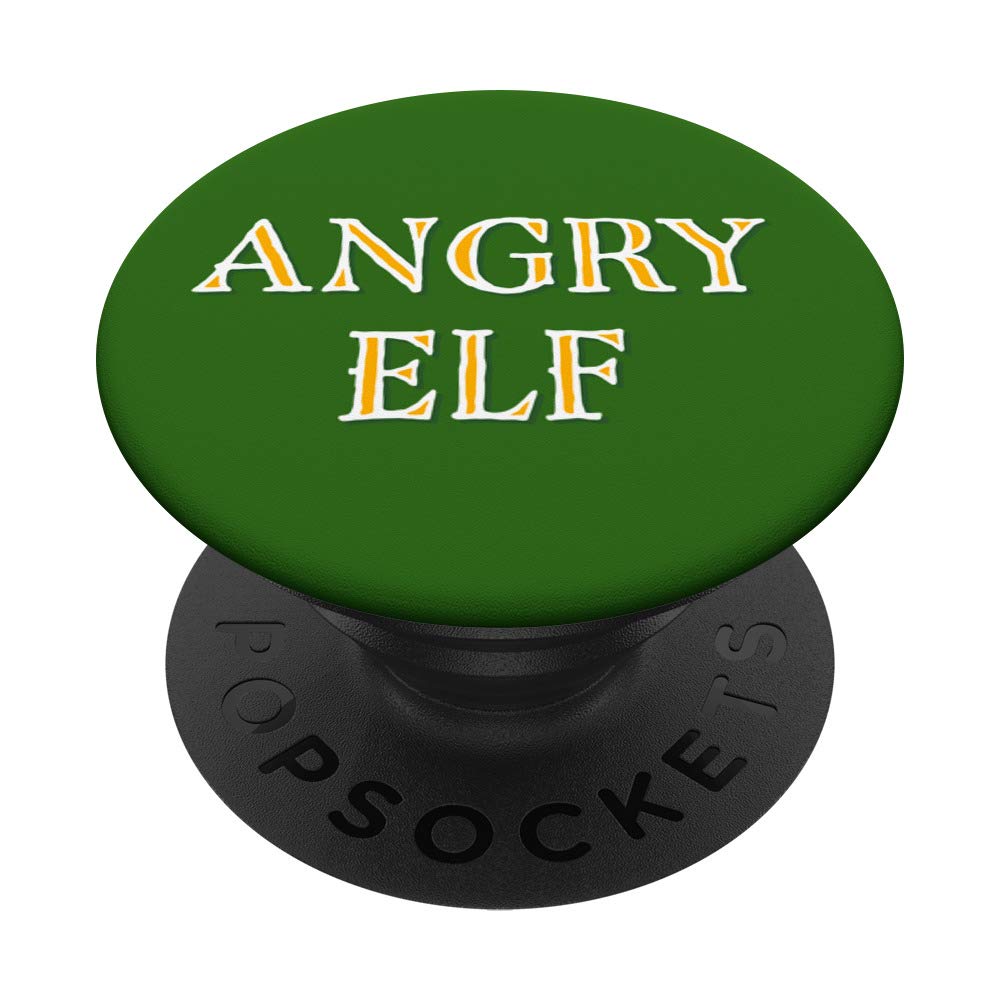 Angry Elf PopSockets Phone Grip & Stand - Expandable Phone Holder for iPhone, Samsung, Tablets - Perfect for Gaming, Selfies, and Hands-Free Viewing