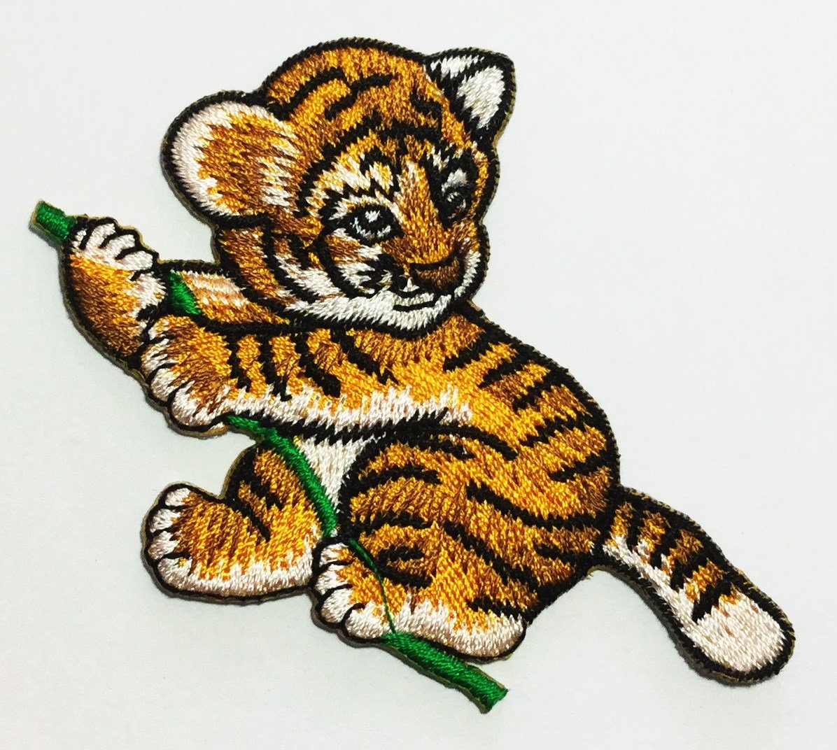 Tiger Cub Embroidered Iron-On Patch #114 - Perfect for DIY Clothing, Backpacks & Denim Jackets