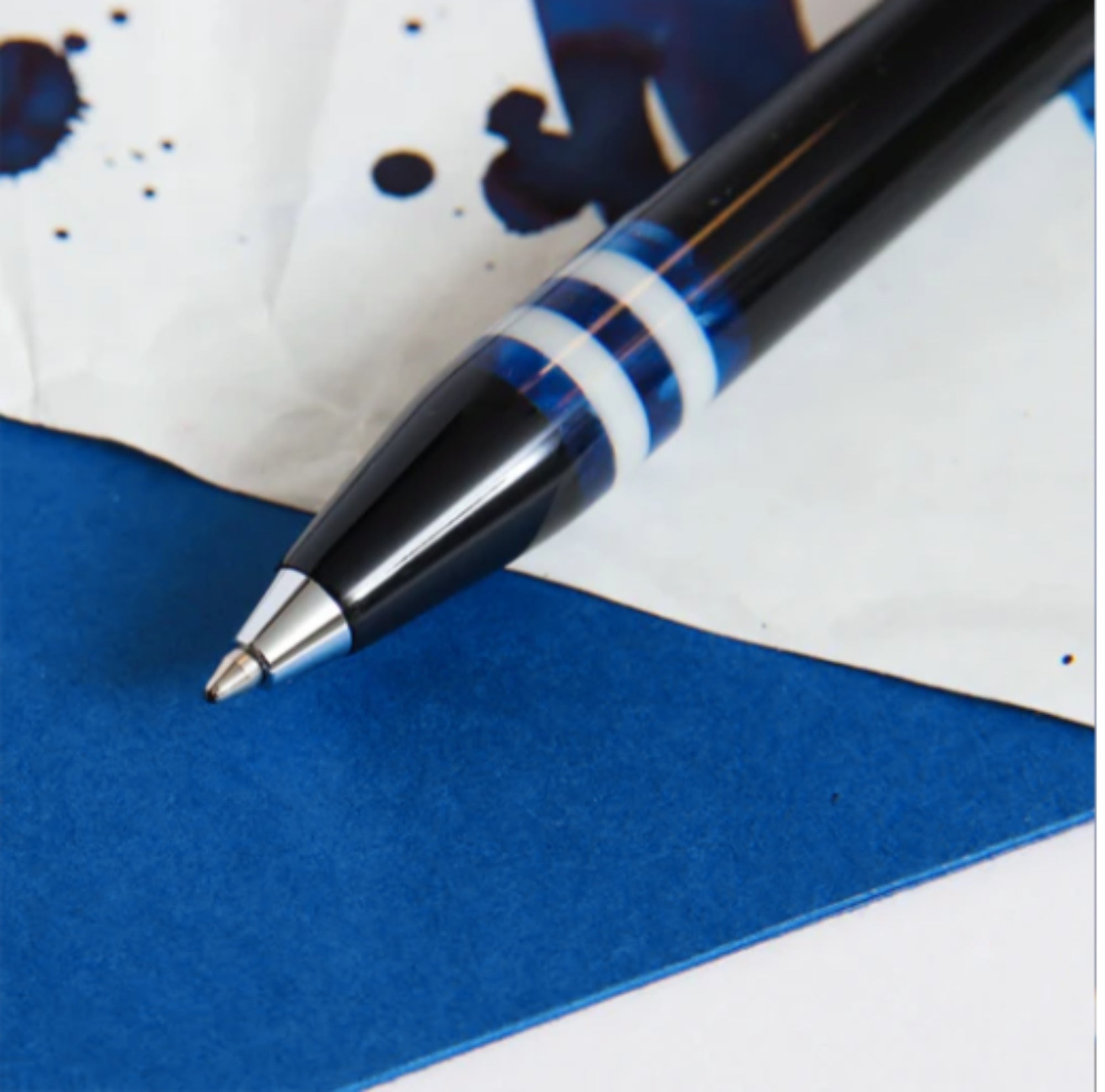 Conklin Toledo Blue Ballpoint Pen - Premium Writing Instrument for Office, Business, and Everyday Use