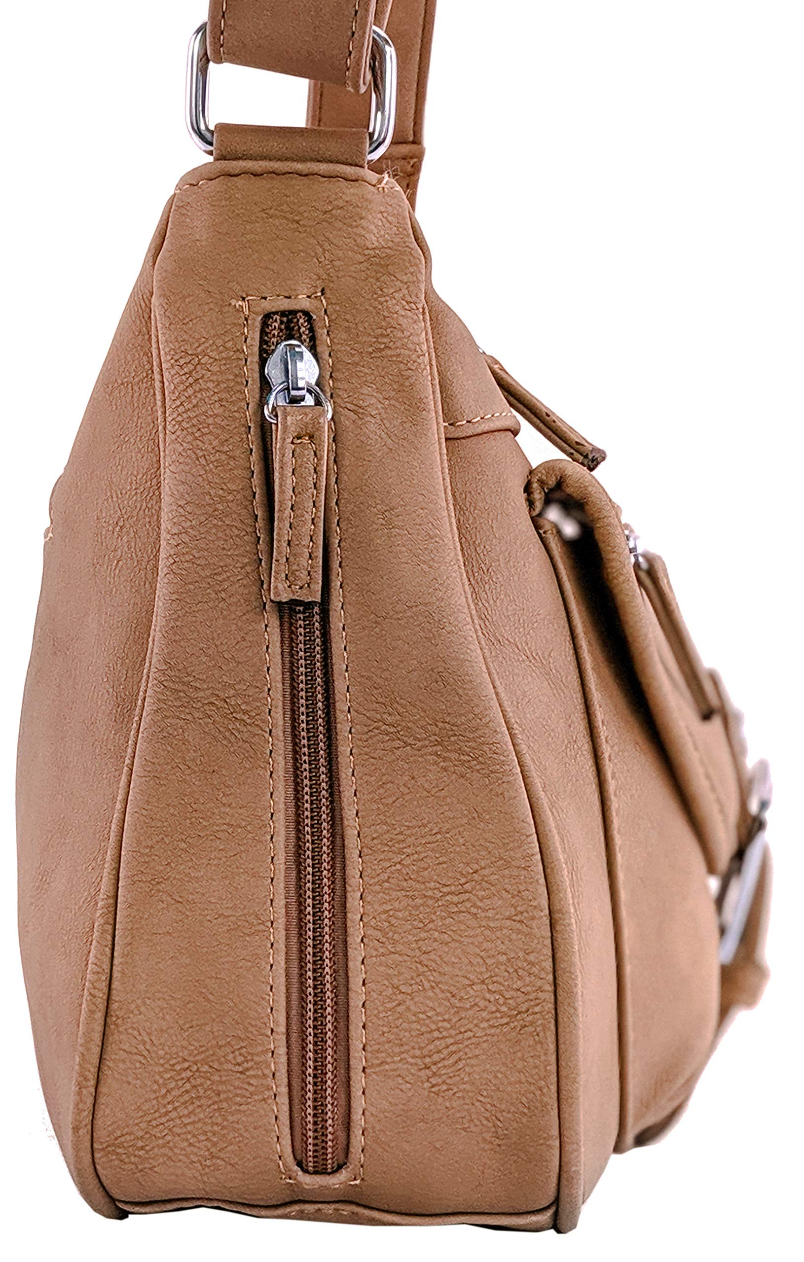 Best CCW Concealed Carry Handbag for Women - Pistol Crossbody & Shoulder Bag with Hidden Gun Pocket - Perfect for Everyday Carry, Travel & Self-Defense