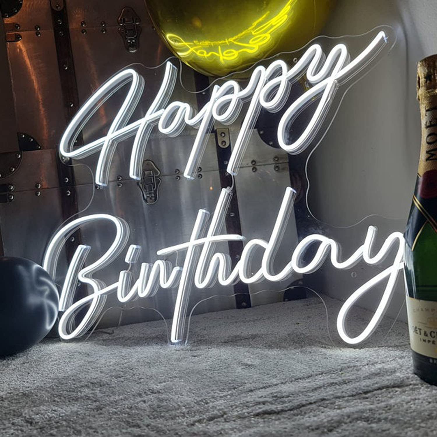 Custom Happy Birthday Neon Sign - 23.6