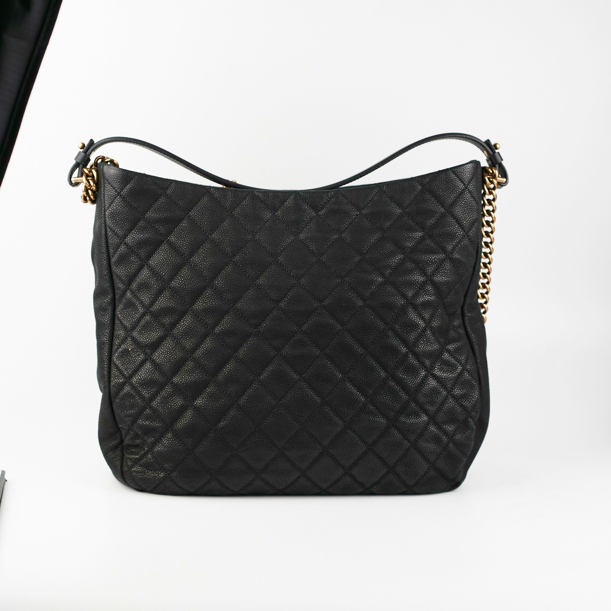 Chanel Caviar Country Chic Hobo Bag in Black - Luxury Leather Shoulder Bag for Women | Perfect for Work, Travel & Everyday Use
