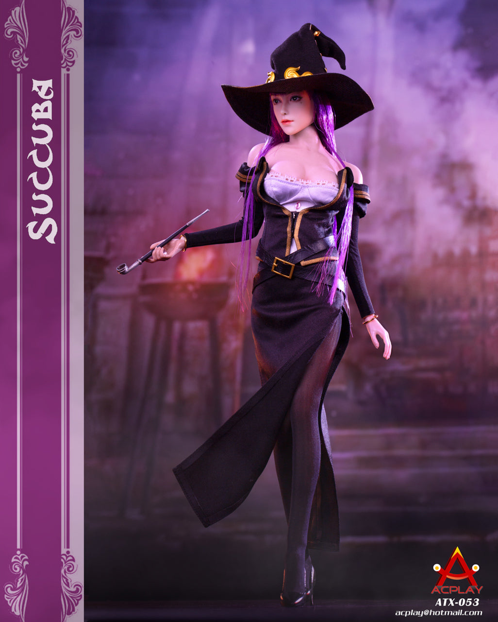 ACPLAY 1/6 Scale Gnome Killer Succuba Female Action Figure ATX053 - Collectible Anime Model for Display & Cosplay Enthusiasts