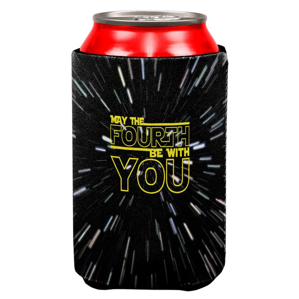 Star Wars May The 4th Be With You Insulated Beer Can Cooler - Perfect for Parties, BBQs & Collectors