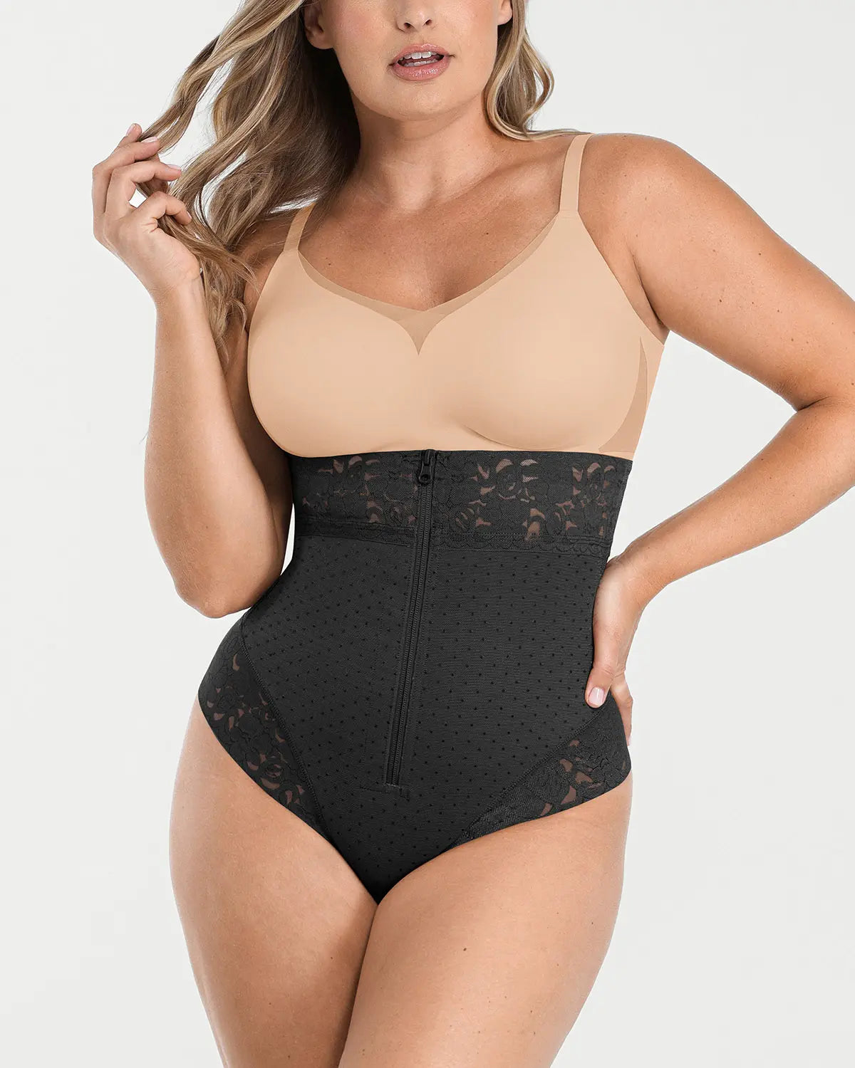 AirSlim® Mid Rise Polka Dot Shaping Panty - High Waist Tummy Control Underwear for Women | Perfect for Everyday Wear, Workouts & Special Occasions