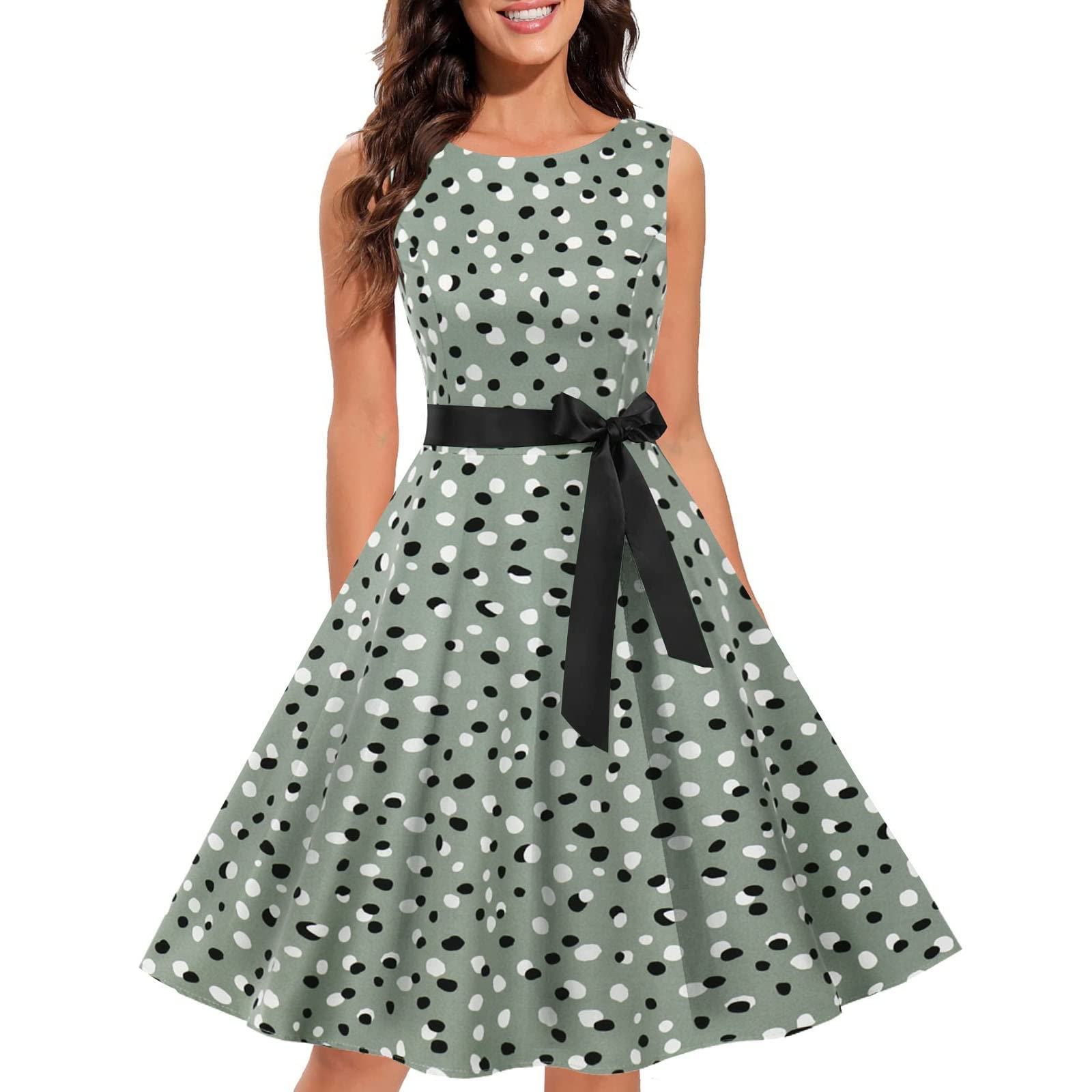 Elegant Black and Gold Vintage Cocktail Dresses for Women - 1950s Retro Formal Party Gowns - Perfect for Evening Events, Weddings & Special Occasions