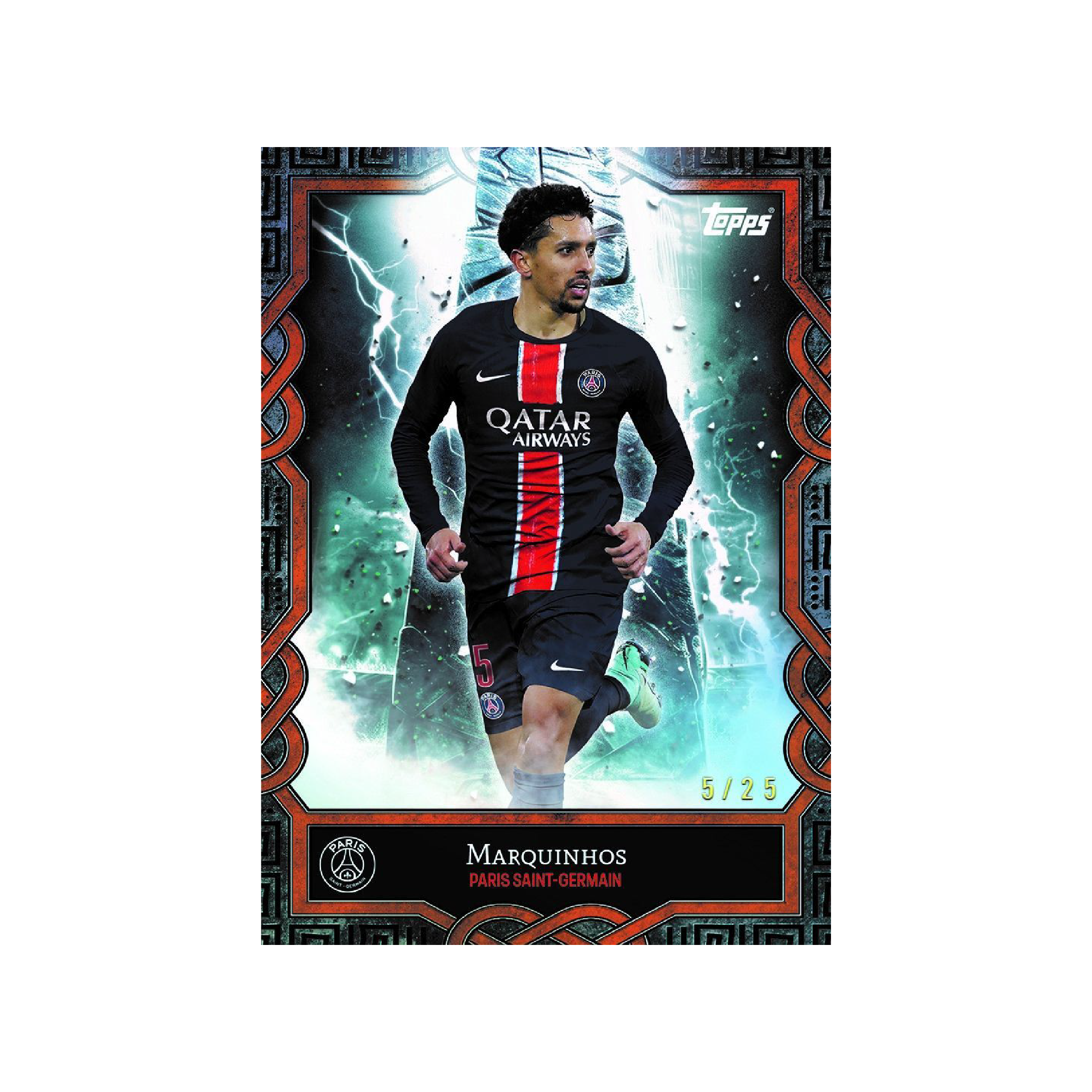 Official Topps Paris Saint Germain 2024/25 Fan Set - Collectible Soccer Trading Cards for PSG Fans - Perfect for Gifts, Collections & Match Day Memorabilia