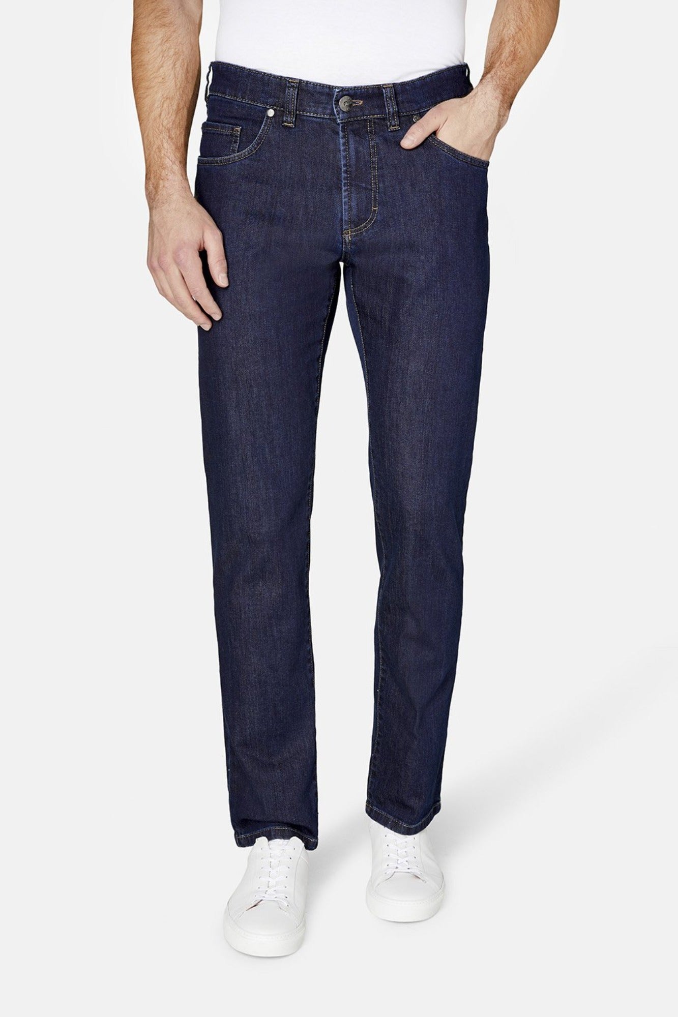 GARDEUR NEVIO Italian Denim Jeans for Men - 32 Inch Inseam, Slim Fit, Stretch Comfort | Perfect for Casual Wear, Office & Night Out