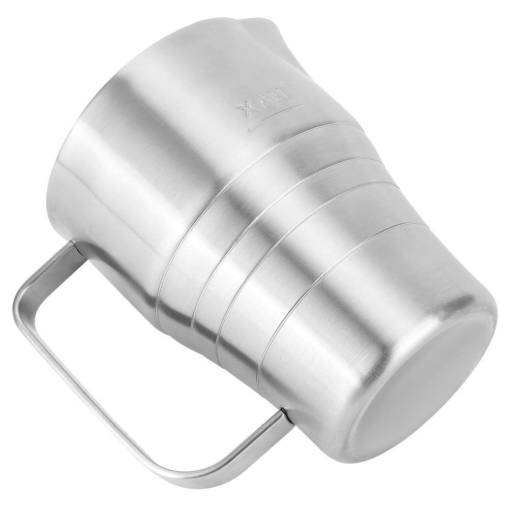 Premium Stainless Steel Coffee & Milk Pitcher - Barista-Grade for Latte Art, Home Brewing, and Professional Cafes - Ideal for Espresso, Cappuccino, and Hot Chocolate Making