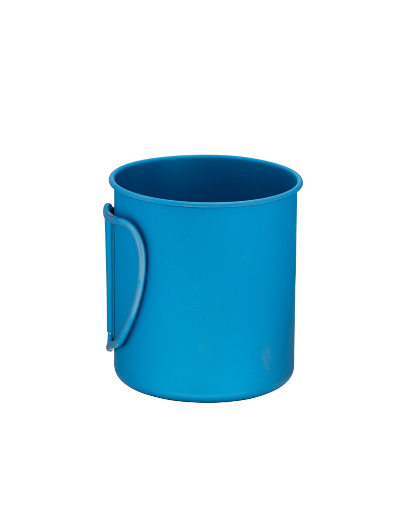Premium Titanium Single Wall 450ml Camping Cup - Lightweight & Durable for Outdoor Adventures, Hiking, and Travel