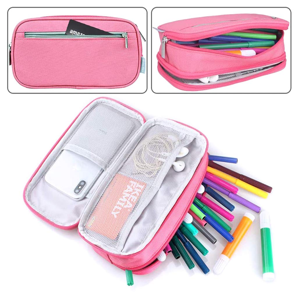CHENZILIN 3-Tier Pencil Case for School & Office - Large Capacity Pencil Box Organizer with Multiple Compartments for Pens, Markers & Supplies - Perfect for Students, Teachers & Professionals (Boys & Girls) - Ideal for Classroom, Work Desk & Travel Organization