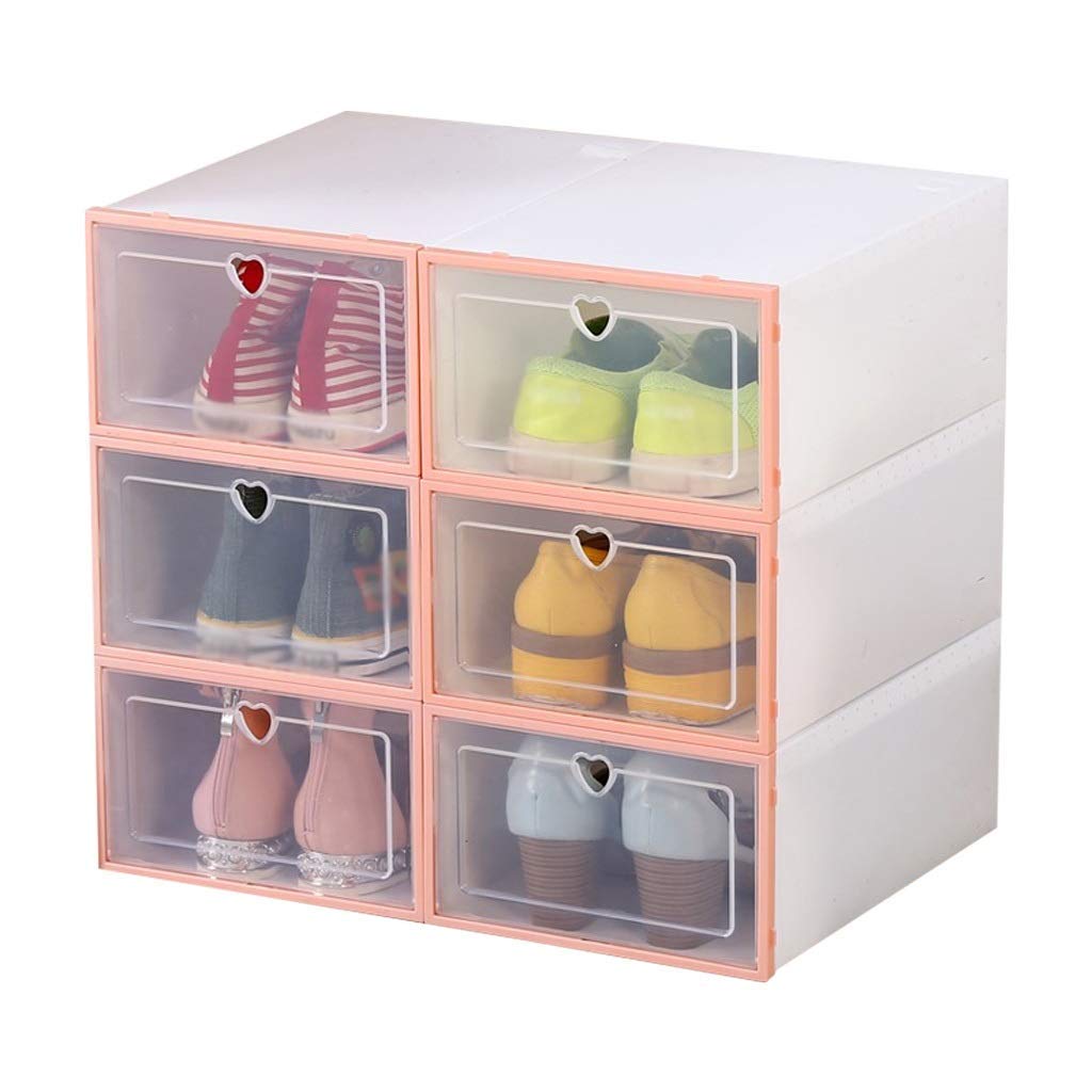 3-Tier Pink Shoe Rack Organizer - Space Saving Shoe Shelf for Closet, Bathroom & Entryway - Shoe Storage Cabinet with Cubes for Men's Shoes, Sandals & Home Organization