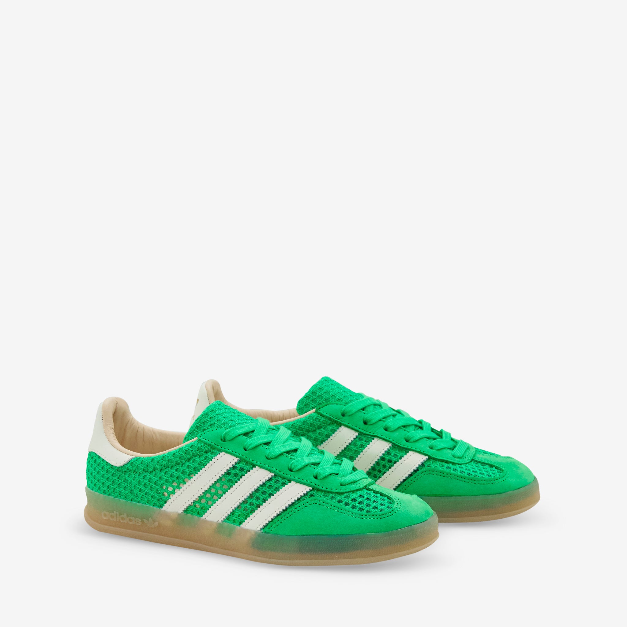 Gazelle Indoor Energy Green | Off White | Magic Beige Running Shoes - Lightweight Comfort for Women's Workout & Gym Training