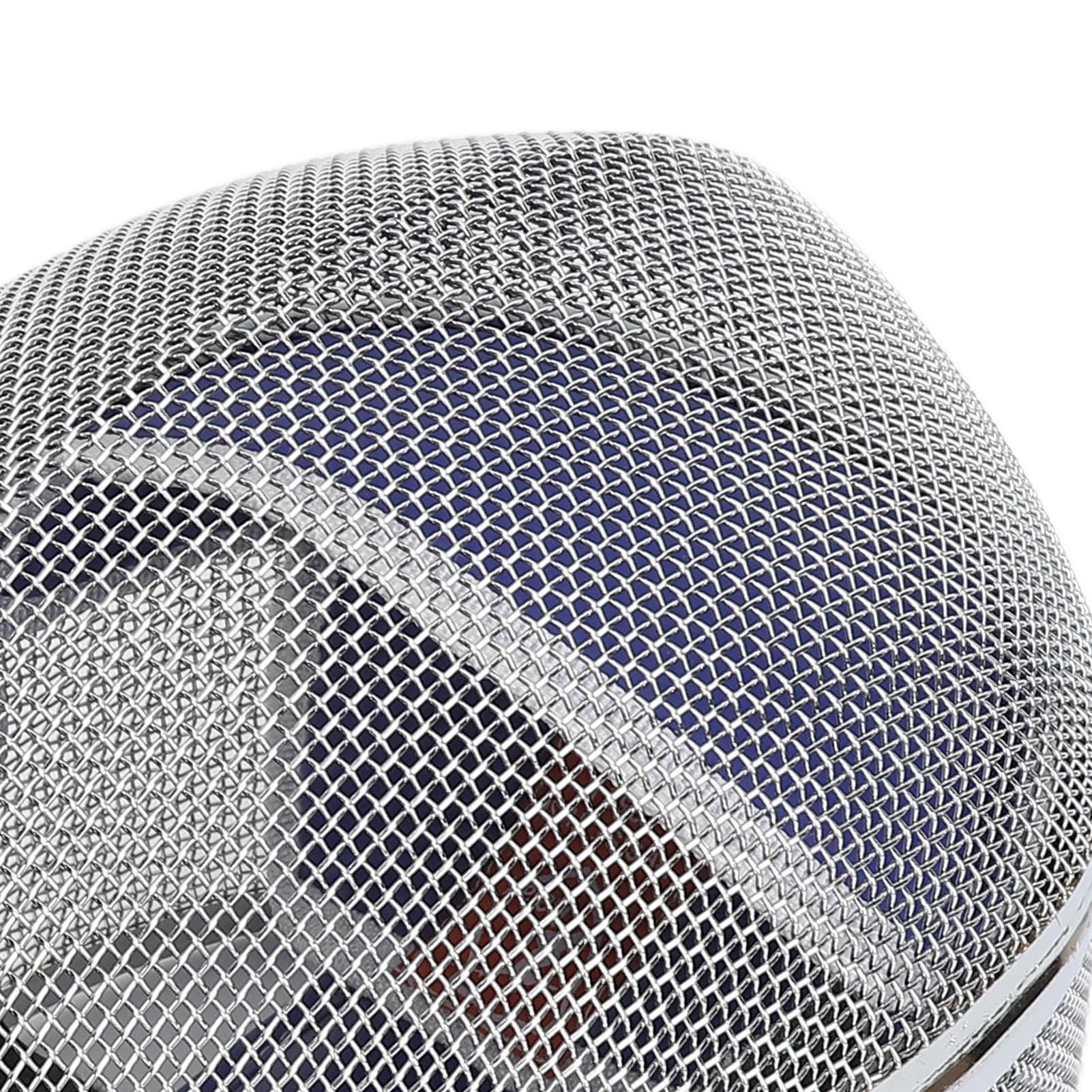 Steel Mesh Fencing Helmet with PU Leather Mask - Protective Face & Head Gear for Beginner to Advanced Fencers - Ideal for Training, Competitions & Safety Practice