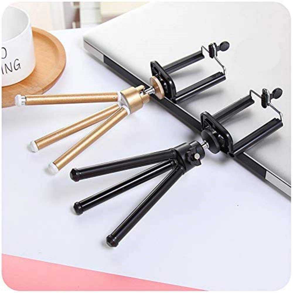 Professional Black Travel Tripod Stand for Digital & Mobile Phone Cameras - Lightweight, Portable & Adjustable for Outdoor Photography, Vlogging & Video Shooting