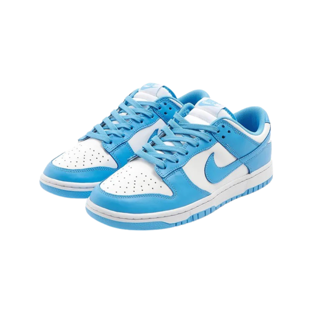 Nike Dunk Low UNC 2021 University Blue White Sneakers - Men's Basketball Shoes for Casual Wear & Street Style