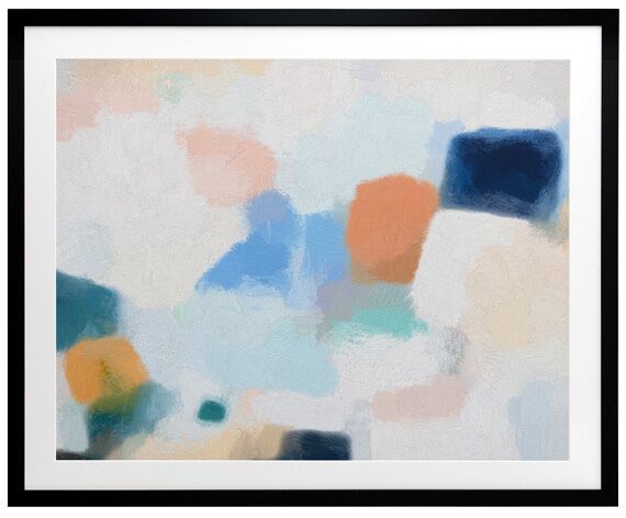 Daydream Framed Art Print - Modern Wall Decor for Living Room, Bedroom & Office - Ready to Hang Canvas Painting for Home & Office Decor