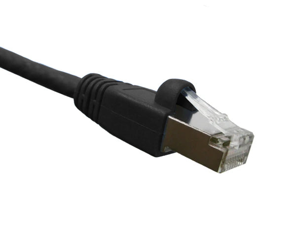 CAT6A Shielded Ethernet Cable 25ft - High-Speed 10Gbps RJ45 Network Cable, Snagless Molded Boot, S/FTP for Gaming, Streaming & Office Use