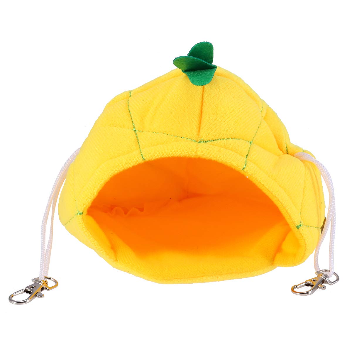 iplusmile Frog Decorations for Hamster Cage - Cute Frog & Banana Nest Pet House, Winter Hideout for Small Animals - Perfect for Hamster, Gerbil, Mouse Habitat Accessories