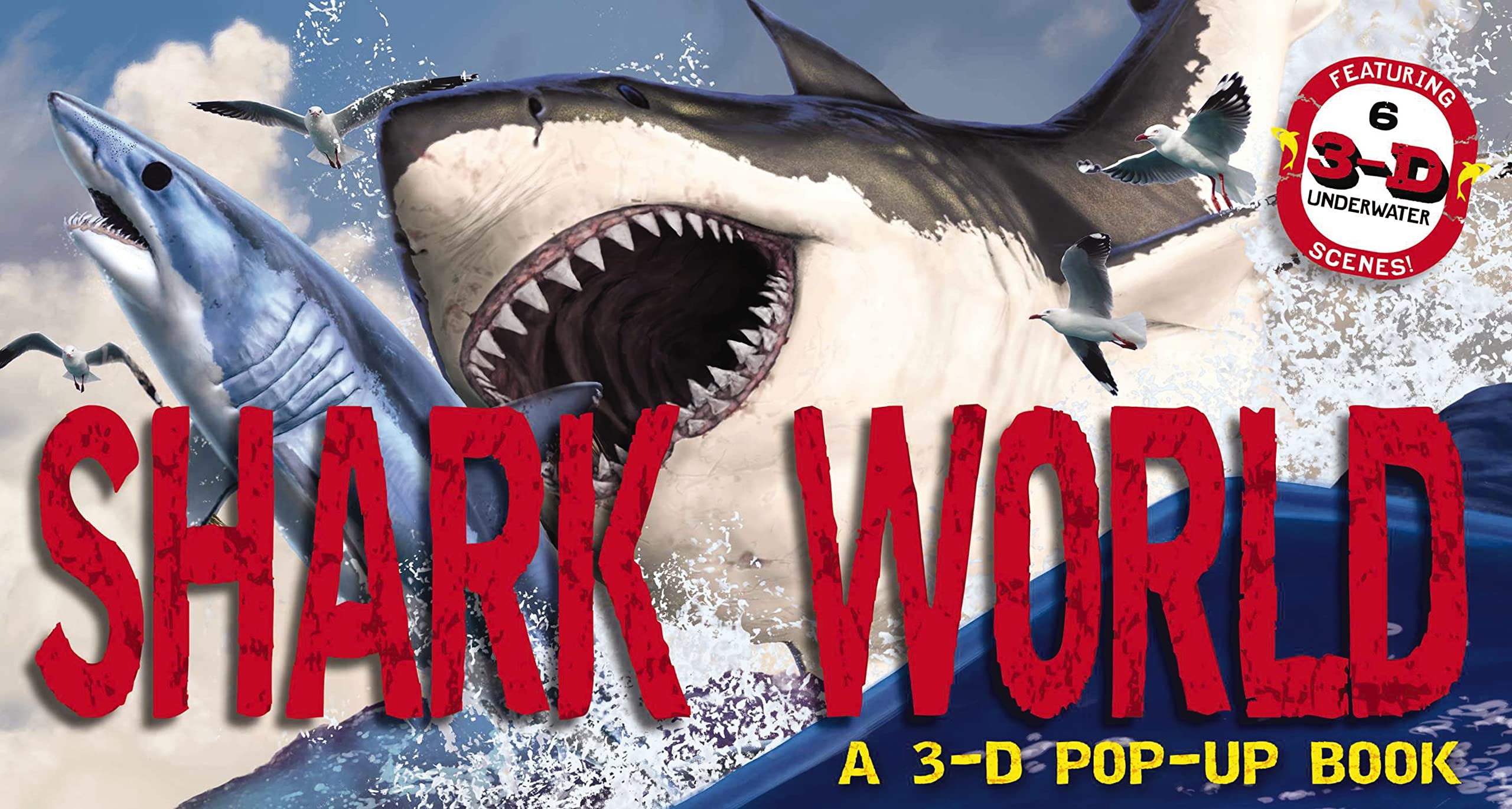 Shark World: 3D Pop-Up Book for Kids - Interactive Ocean Adventure & Educational Learning - Perfect for Gifts, Classrooms & Bedtime Stories