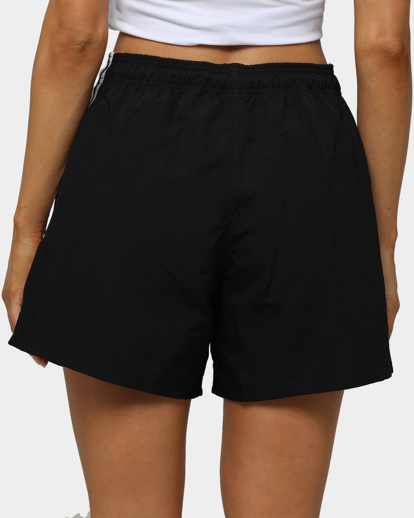 Adidas Women's Running Shorts - Black/White - Lightweight Quick-Dry Athletic Shorts for Gym, Yoga & Outdoor Workouts