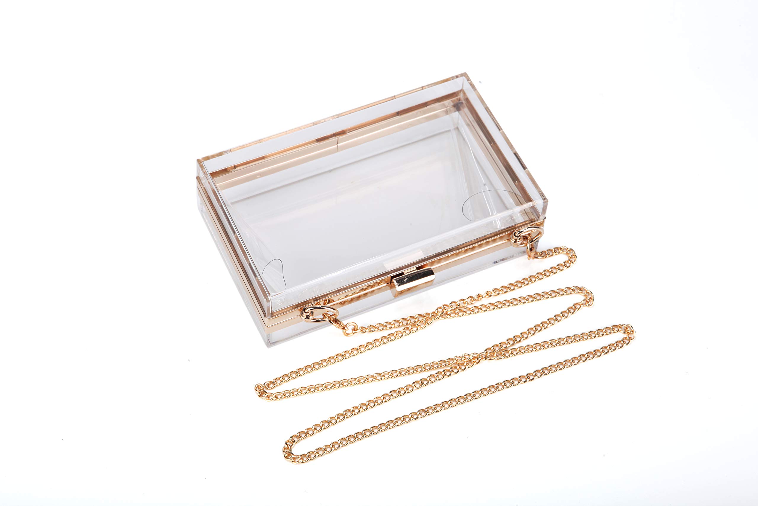 Clear Crossbody Bags for Women - Stadium Approved See-Through Purses & Handbags, Fashionable Clutch & Shoulder Bags - Perfect for Concerts, Sports Events, and Travel Security Checks