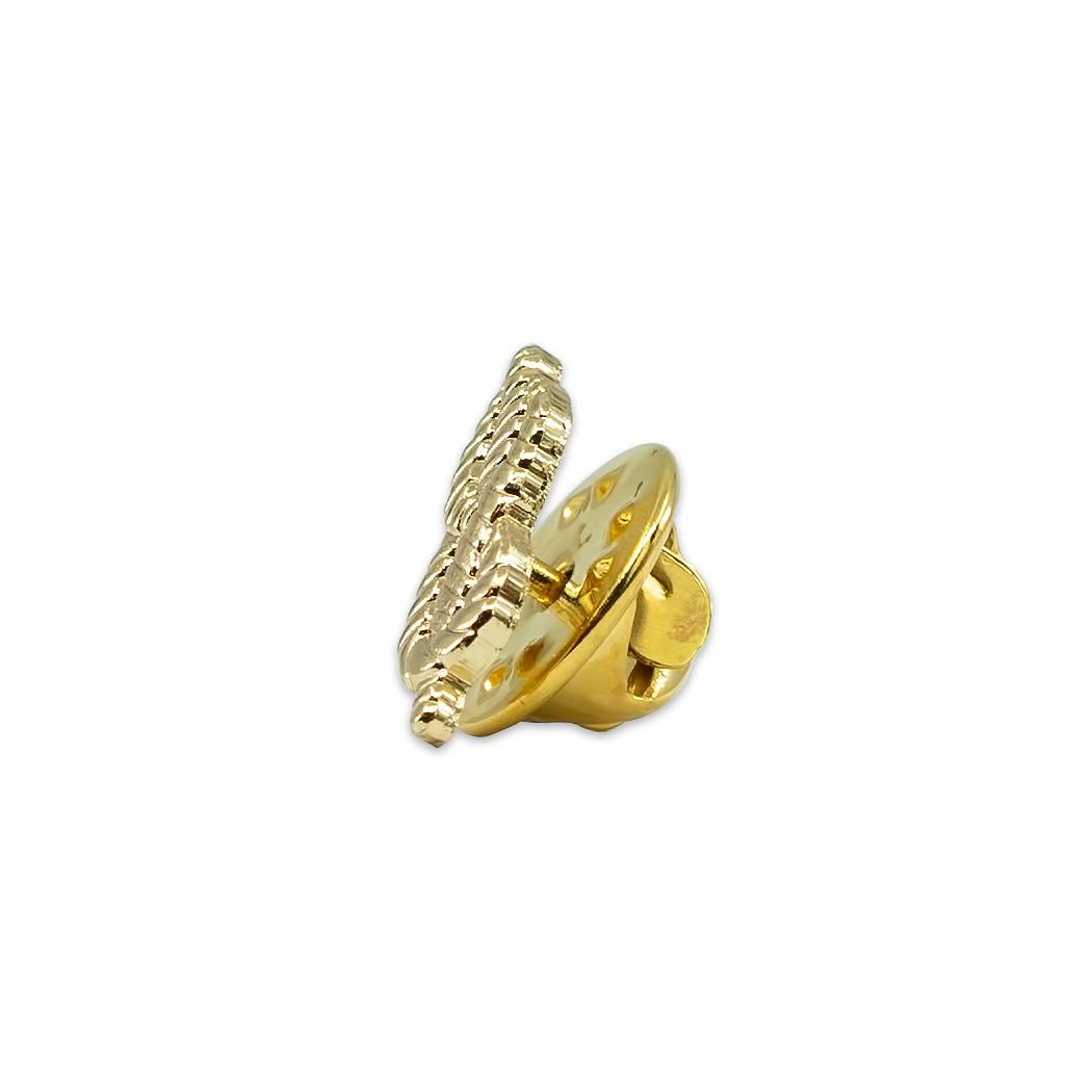 Masonic Lapel Pin - Gold Cable Tow Design (5/8 Inch) for Freemason Members, Lodge Meetings & Formal Events
