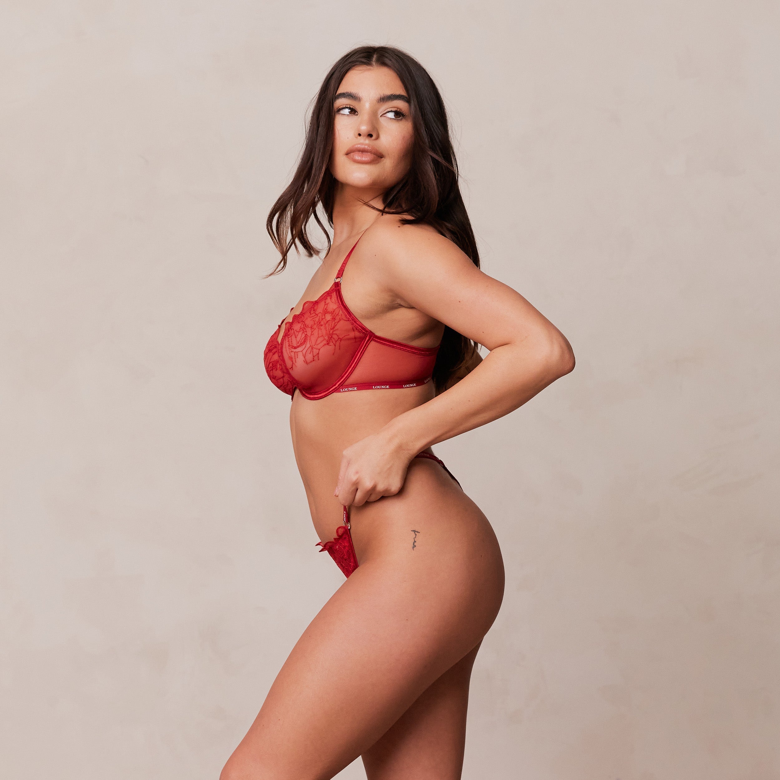 Maroon Balcony Bra - Comfortable Lace Underwire Bra for Women | Perfect for Everyday Wear & Lounge