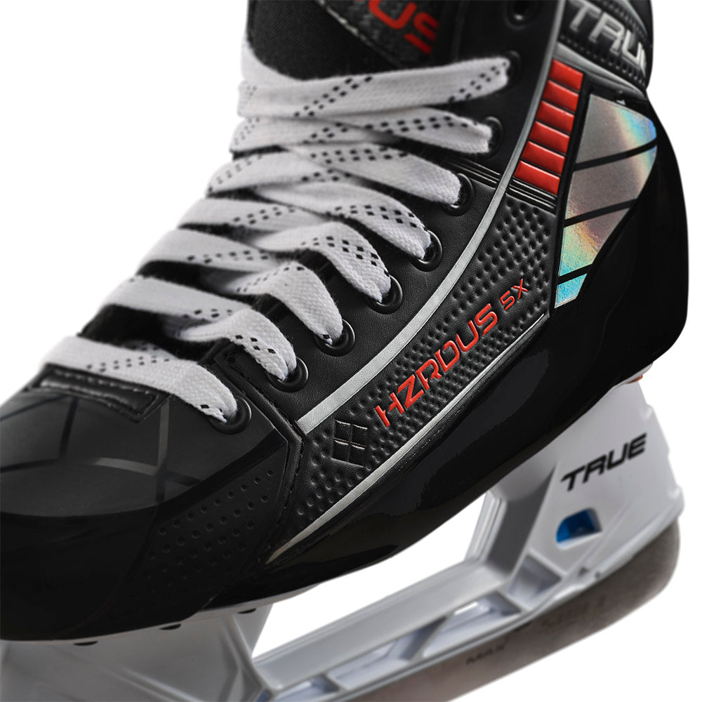 TRUE HZRDUS 5X Intermediate Ice Hockey Skates - Performance Hockey Skates for Youth & Adults - Perfect for Ice Rink Training & Competitive Games
