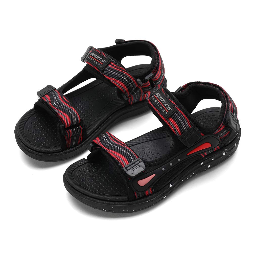 Boys' Summer Sports Sandals - Lightweight Hiking & Beach Sandals for Kids - Open Toe Outdoor Play Shoes for Running, Swimming, and Water Activities