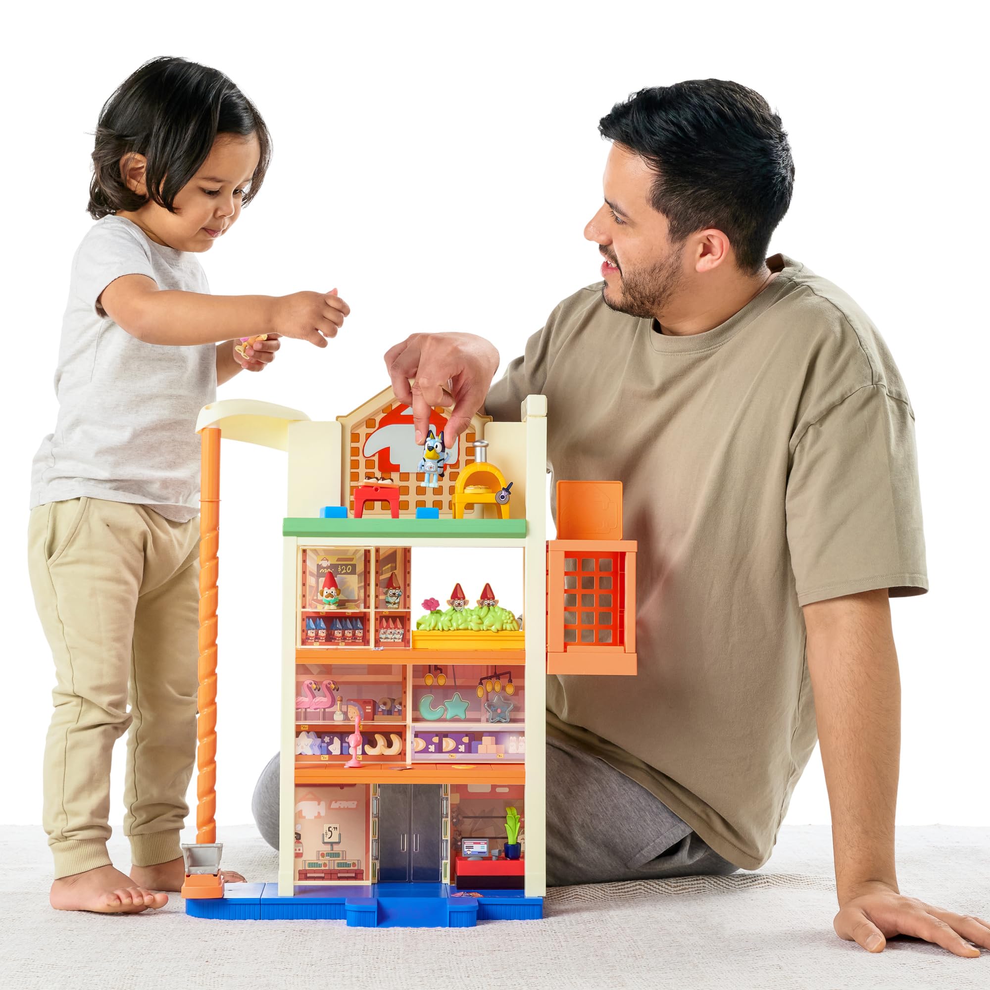 Bluey Hammerbarn Shopping Center Mega Playset - 4 Level 22