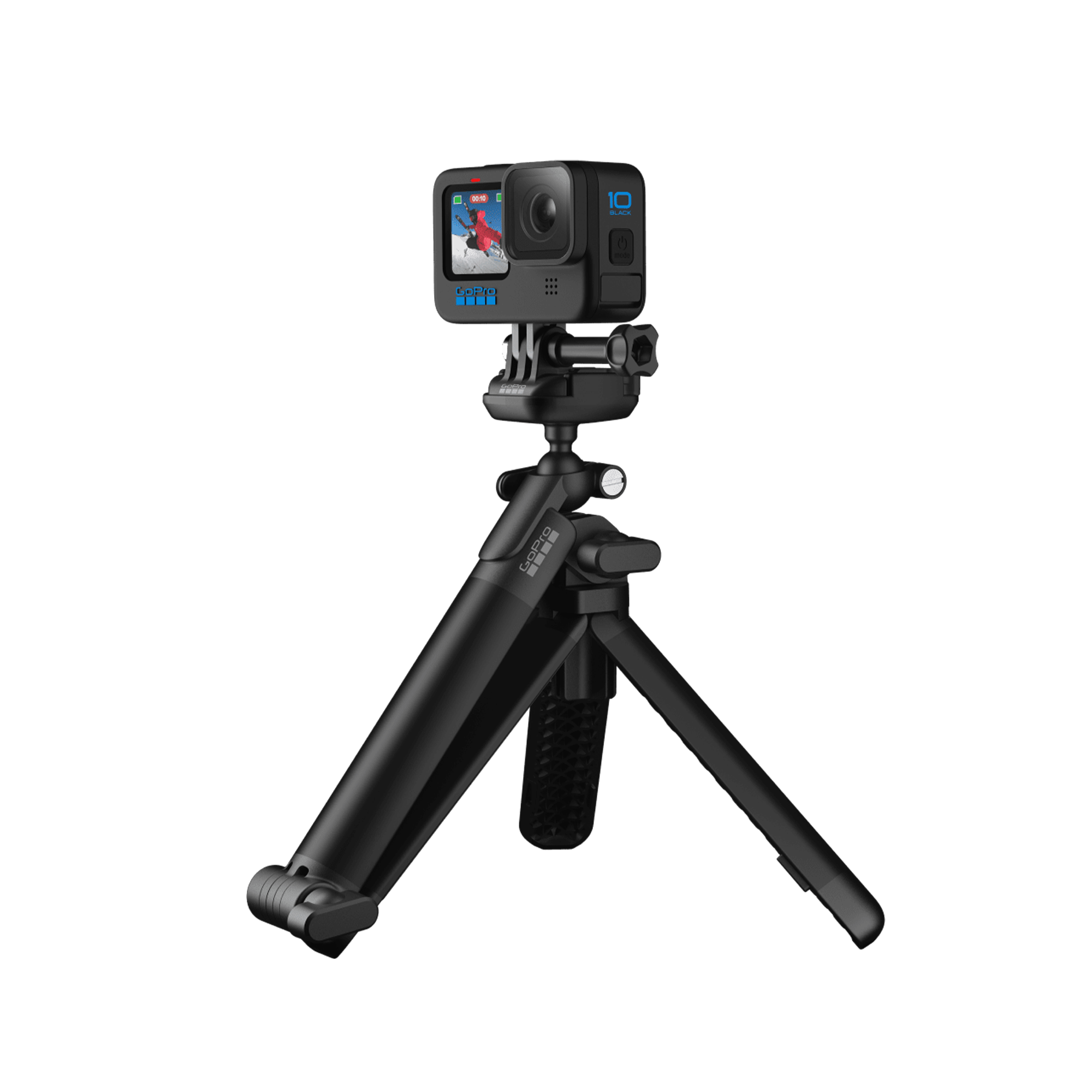 GoPro 3 Way Handle V2 - Extendable Tripod, Grip & Arm for Action Camera - Perfect for Vlogging, Travel & Outdoor Adventures