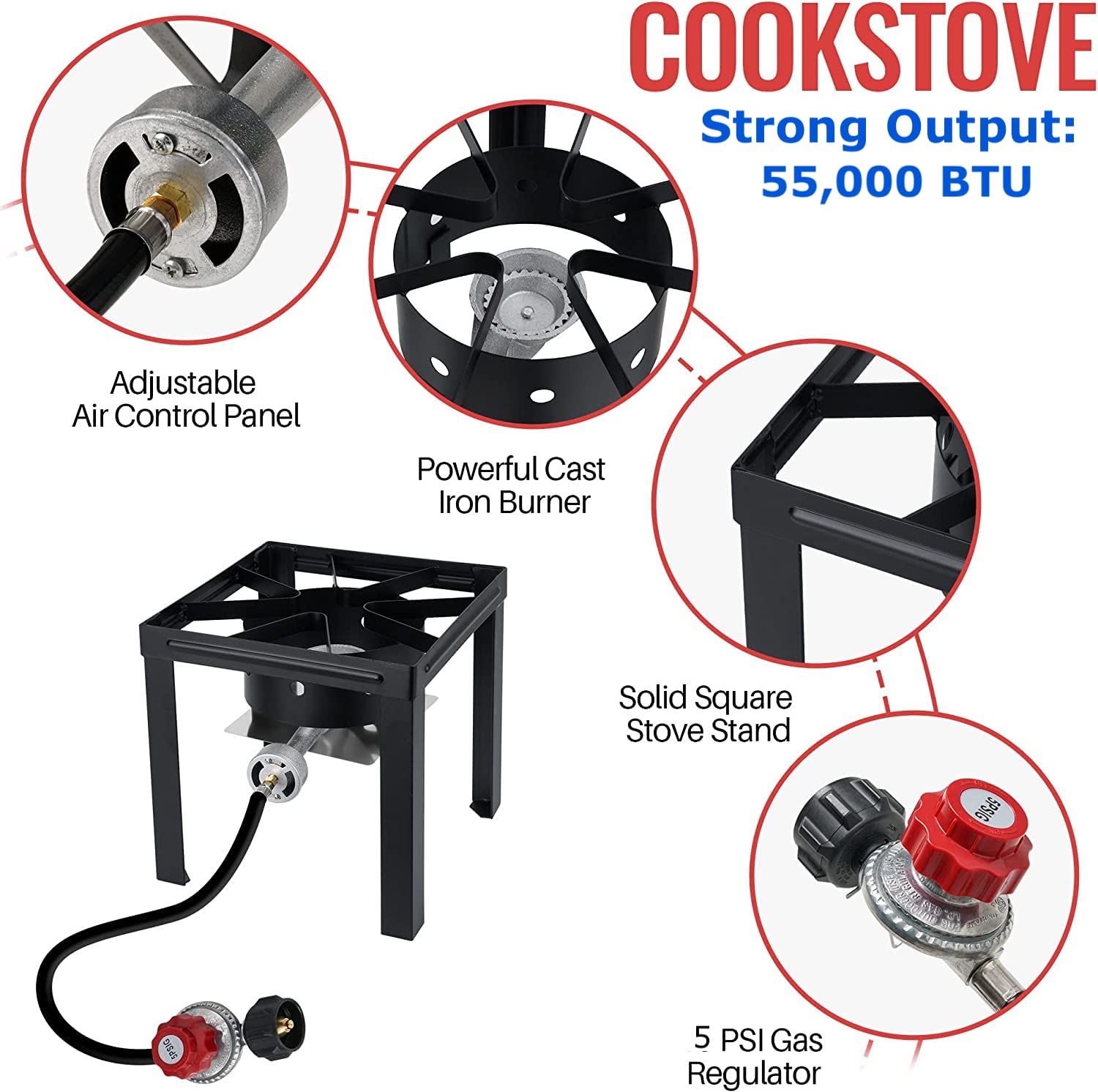 **3-in-1 Turkey Deep Fryer, Seafood Boiler & Fish Fry Kit with Propane Burner Stove - 30 QT & 10 QT Aluminum Pots & Steamer Basket - Perfect for Outdoor Cooking, Camping, Backyard BBQs & Tailgating**
