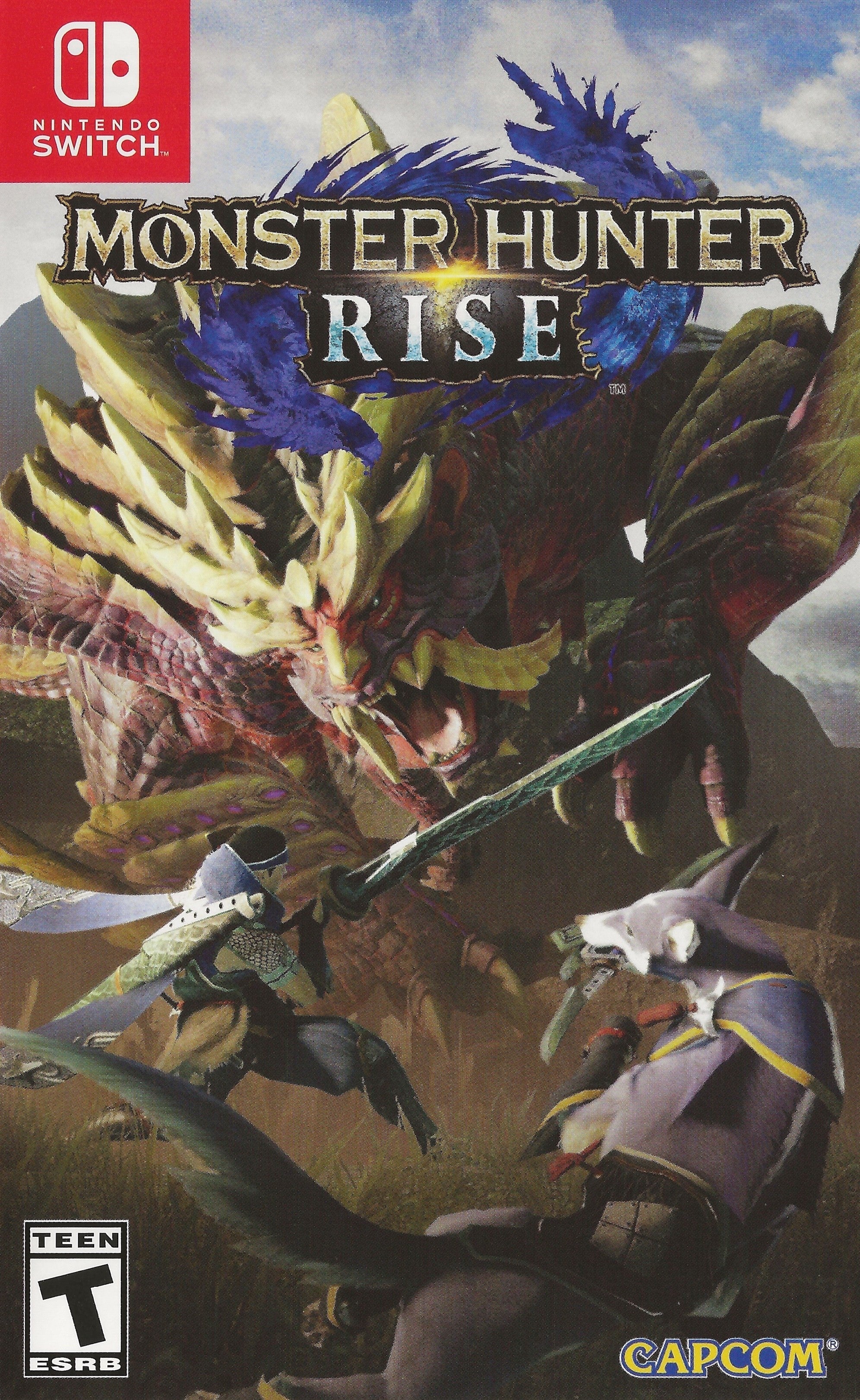 Monster Hunter: Rise - Nintendo Switch Game | Action RPG Adventure | Hunt Epic Monsters & Explore Vast Worlds | Perfect for Solo & Multiplayer Gaming